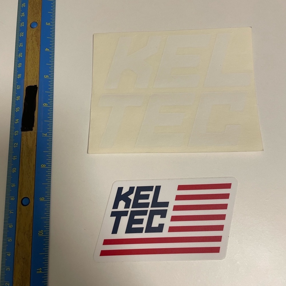 Kel Tec Firearms Lot of 2 Sticker American Flag